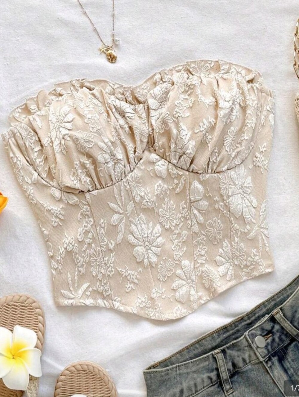 Apricot Sweetheart Top